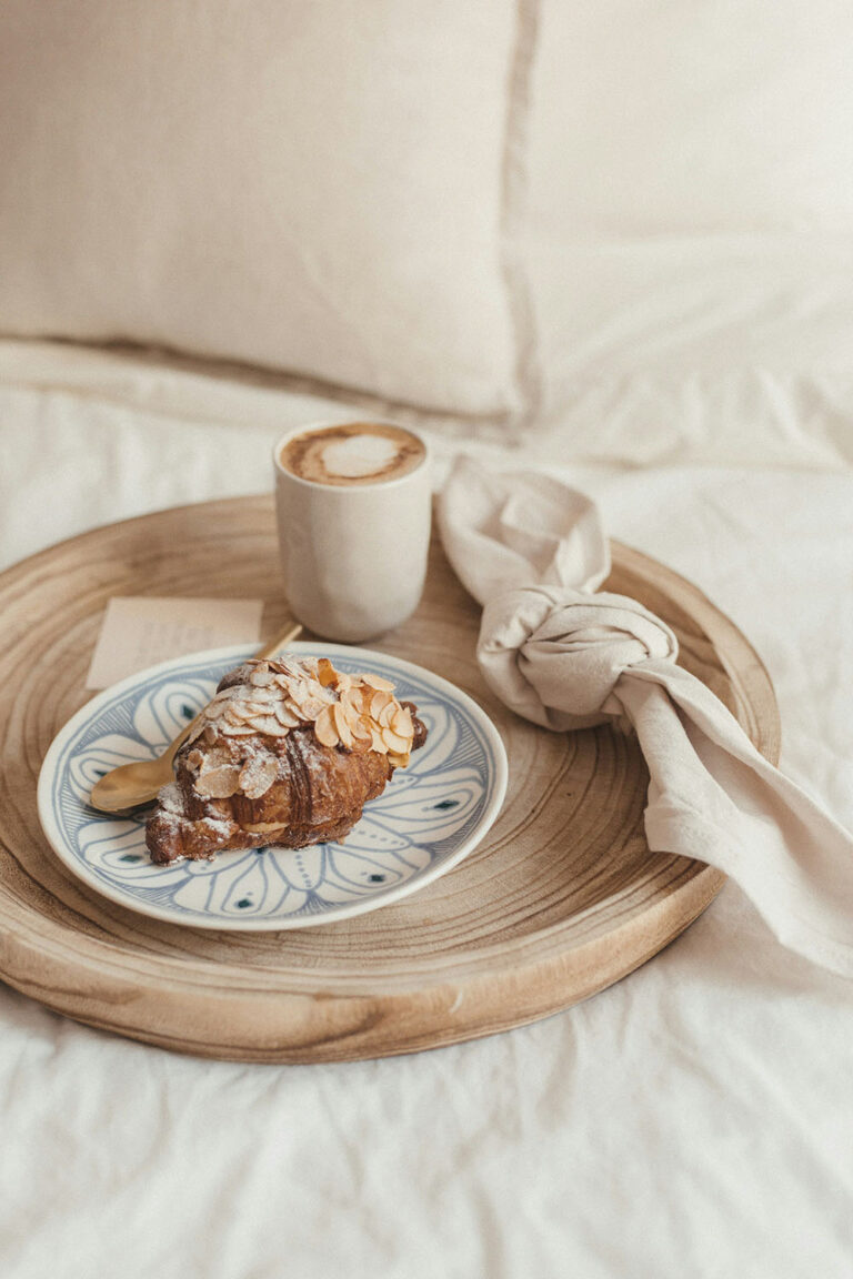 A cozy morning in bed